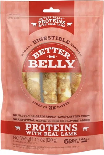 Miniatura 26 de Better Belly Huesos de cuero crudo para perros, de gran digestibilidad, sin granos, sin gluten, sin colores ni sabores artificiales., Hígado