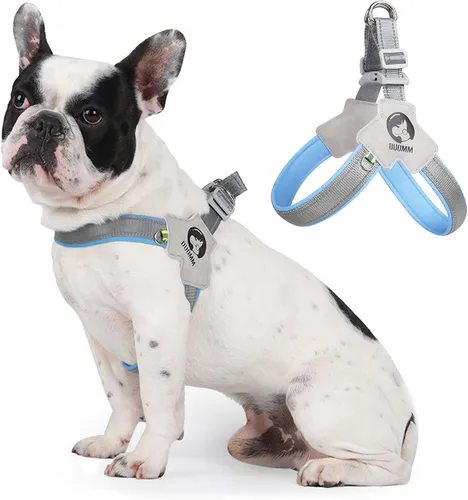 Miniatura 9 de Easy Walk - Arnés para perro con problemas de tráquea, arnés suave y ajustable para cachorros, sin tirones, fácil de usar, arnés para mascotas sin