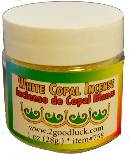Incienso Espiritual Copal Blanco para Rituales, Meditación y Salud (1 oz). Incienso De Copal Blanco para Rituales, Meditación Y Salud.