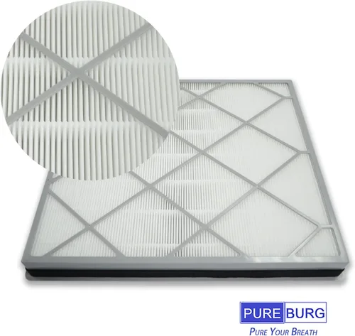 Miniatura 4 de PUREBURG Filtro de repuesto compatible con purificadores de aire Shark HE401 y HE402 HE405 HE4FKPET, carbón activado HEPA H13 filtración de 4