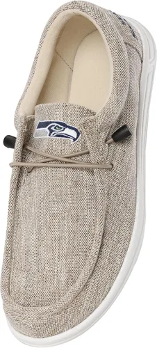 Miniatura 69 de FOCO Men's NFL Team Logo Lightweight Loafers Lace Up Cotton Knit Shoes
