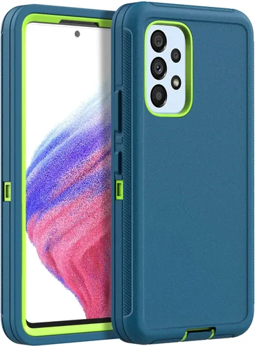 AICase Funda para Galaxy A53 5G, resistente protección contra caídas, cuerpo completo, a prueba de golpes, a prueba de polvo, militar, resistente,