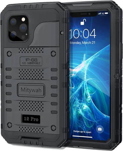 Miniatura 14 de Mitywah - Funda impermeable compatible con iPhone X/XS, [Cubierta protectora de cuerpo completo] con [protección de pantalla integrada]