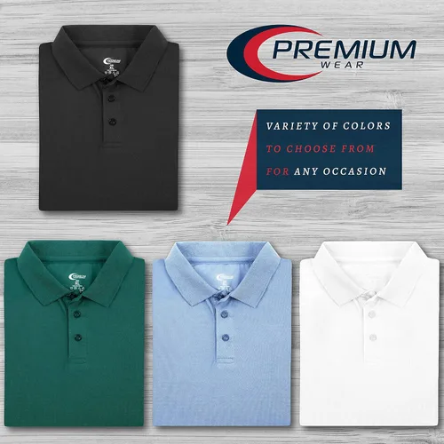 Miniatura 3 de Premium Wear Boys High Moisture Wicking Polo T Shirts