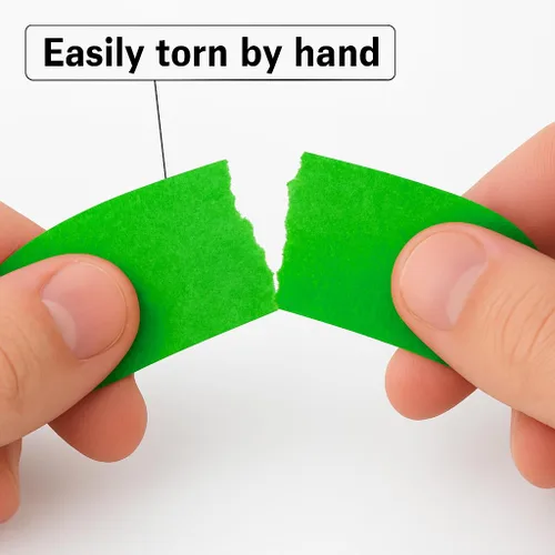 Miniatura 5 de Paquete de 3 cintas adhesivas verdes para pintores – Cinta adhesiva de 0.25 pulgadas de ancho – Multisuperficie, adherencia inteligente