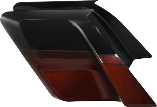 Auburn Sunglo y agujero negro con rico Bourbon panel lateral estirado para Harley Road King Street Glide Road Glide Electra Glide CVO Special