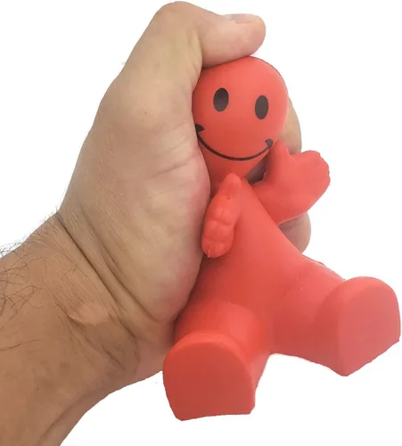 Miniatura 4 de Zugar Land Soportes para teléfono de 4 pulgadas con diseño de cara sonriente exprimible (paquete de 3) accesorios de escritorio para aliviar