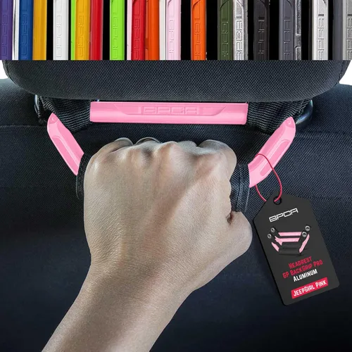 Miniatura 23 de GPCA GP BackGrip Pro - Manija para reposacabezas de automóviles, Jeeps, camiones y más, asas de agarre para asiento trasero y empuñaduras, Gris