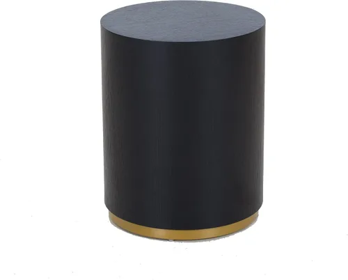 Miniatura 13 de Mesa de centro moderna, mesa de té central circular de 15.75 pulgadas, mesa de cóctel, mesas de centro redondas cilíndricas para sala de estar