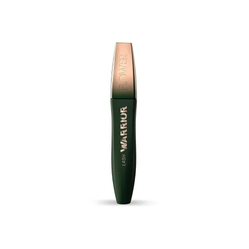 Flower Beauty Lash Warrior - Pestañas voluminizadoras, longitud y definición, sin aglomeración (negro feroz)