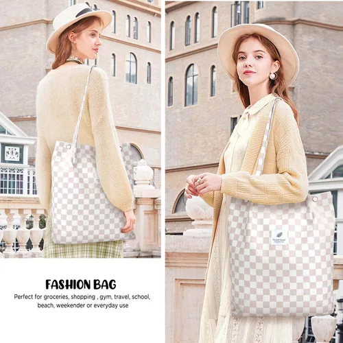 Miniatura 140 de Ayieyill - Bolsa de pana para mujer y niña, con correa de lona para colgar al hombro, bolsa con bolsillo