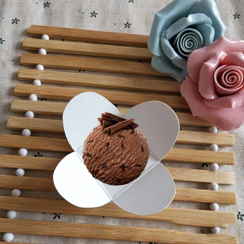 Miniatura 7 de 100 piezas de envoltorios de trufas para tazas de papel de chocolate para el día de San Valentín, tazas de trufas de dulces, suministros