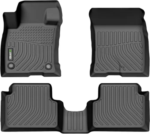 Miniatura 15 de HAFIDI® - Tapetes para auto con almacenamiento debajo del asiento, para todo clima, antideslizantes, de elastómero termoplástico, para la primera