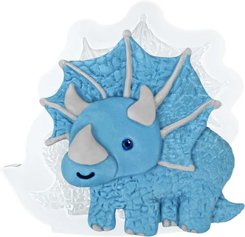 Miniatura 12 de Funshowcase Molde de silicona para fondant de dinosaurio Carcharodontosaurus 2.6inch