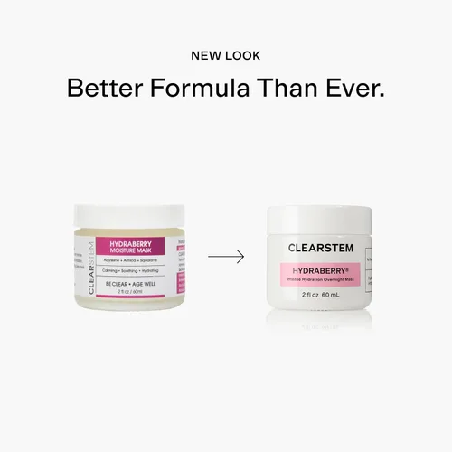 Miniatura 10 de CLEARSTEM HYDRABERRY - Máscara facial hidratante para mujer, máscara de noche para dormir para mujeres con ceramidas, árnica y magnesio PCA
