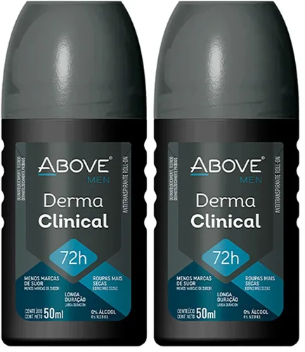 Miniatura 8 de ABOVE Roll-On Elements, plateado brillante, 1.7 onzas, desodorante de bolas para hombres, protección de 72 horas, fragancia sensual, tacto seco, sin