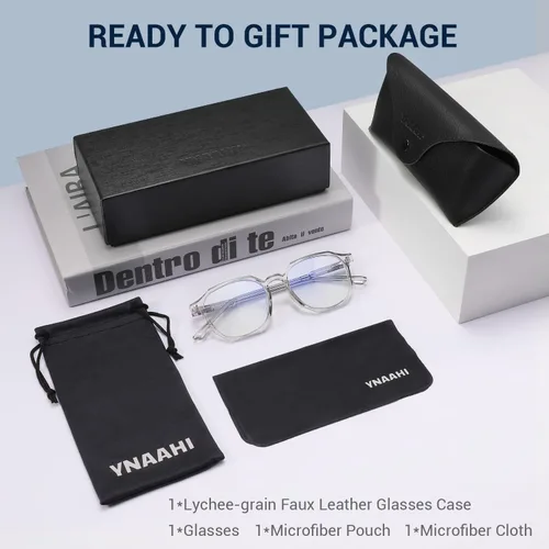 Miniatura 7 de Gafas de luz azul para hombres y mujeres, 99% bloqueador de luz azul, protección UV. Ideal para uso en computadora, juegos, lectura.