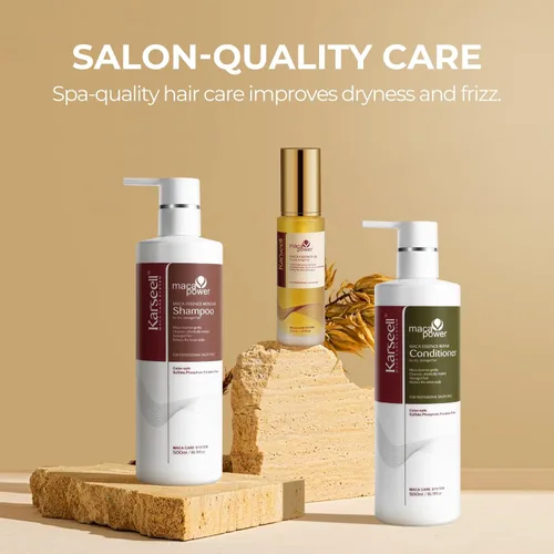 Miniatura 6 de Karseell Conjunto de Tratamiento Capilar de Colágeno para el Cuidado del Cabello, Champú y Acondicionador con Aceite para Cabello Seco Dañado Todos