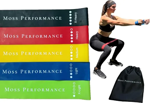 Bandas de resistencia de alta calidad, para terapia física, entrenamiento de fuerza, ejercicio de pilates, entrenamientos en casa, bandas de goma de