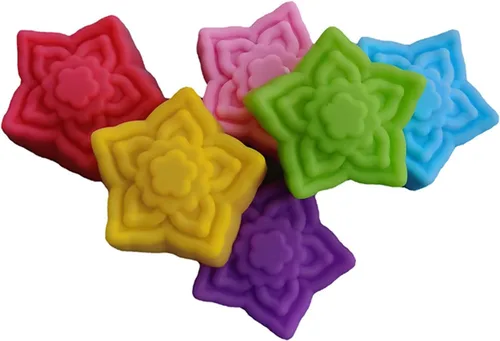 Miniatura 21 de 36 PCS Moldes para Hornear en Forma de Flor de Silicona Grado Alimenticio Antiadherente Mini Bandejas para Cupcakes, Pudines, Chocolates