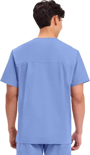 Miniatura 64 de Cherokee WW Professionals WW695 - Camisa de uniforme sanitario para hombre, con cuello en V