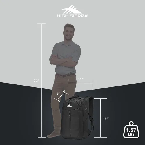 Miniatura 4 de High Sierra Swerve Pro unisex, Negro, Tamaño único