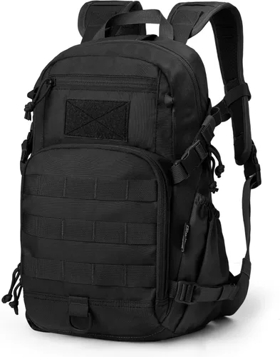 Mardingtop Mochila Táctica Militar para Hombre, Mochila Molle de 25L, Mochila de Cordura para Senderismo, Camping