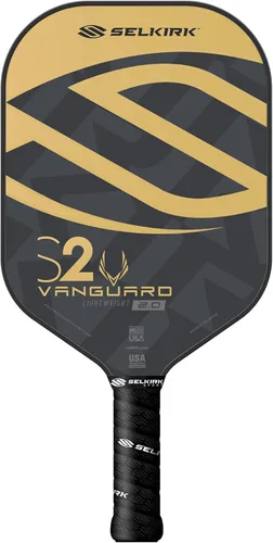 Miniatura 20 de Selkirk Sport Vanguard - Paleta híbrida de pickleball de fibra de carbono con núcleo de polipropileno X5, raquetas de pickleball 1.0 Rojo