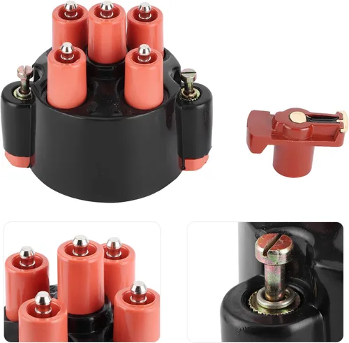 Miniatura 4 de Qiilu Kit de distribuidor de encendido, distribuidor y rotor, A0001584902 0001584902 para 190 W201/Coupe/G Class
