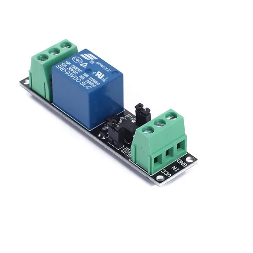 Miniatura 2 de Teyleten Robot Optoacoplador de 1 canal DC 3V/3.3V Relé Módulo de controlador de alto nivel Placa de control de unidad aislada Módulo de relé