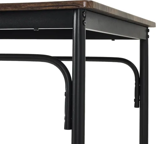 Miniatura 9 de VECELO Juego de mesa de comedor de cocina con banco tapizado y 2 sillas Diseño compacto que ahorra espacio Perfecto para apartamentos pequeños