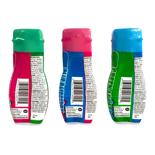 Miniatura 5 de WARHEADS Super Sour Double Drops - Caramelo ácido líquido - Frambuesa azul, manzana verde y sandía sabores surtidos - Botellas de 1.01 onzas