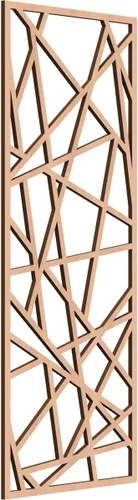 Miniatura 167 de Conway Paneles de pared decorativos de madera con calado, 9 3/8 pulgadas de ancho x 24 3/8 pulgadas de alto x 1/4 de alto, aliso