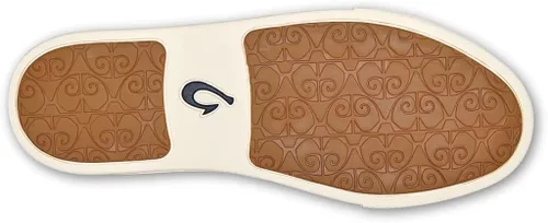 Miniatura 3 de OLUKAI Pehuea Li 'ili - Tenis de cuero para mujer, zapatos casuales para uso diario con tacón caído, suela de goma que no deja marcas, ajuste cómodo