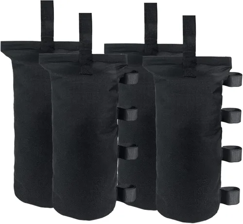 Miniatura 12 de Joramoy Bolsas de peso resistentes (120 libras) para tienda de campaña desplegable, bolsas de arena para toldo de pierna, bolsas de arena
