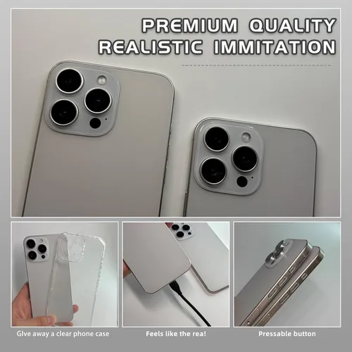 Miniatura 3 de Modelo de teléfono falso falso, parece el teléfono real compatible con el teléfono 16 PM, para exhibición de tienda de teléfonos celulares o enviar