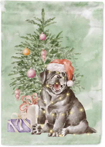 Miniatura 34 de Caroline's Treasures CK8213GF Bulldog Inglés #2 Regalos de Navidad y árbol de jardín Bandera de buzón Bandera decorativa para patio exterior, patio