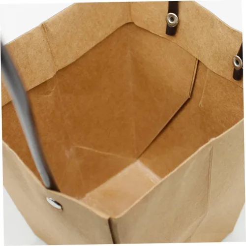 Miniatura 5 de Ckuakiwu Bolsas de ramo de flores, bolsa de regalo de flores de papel kraft con asa, bolsa de regalo, caja de regalo floral para recuerdos