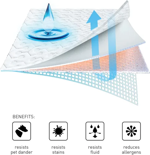 Miniatura 4 de Bedgear Dri-Tec Protector de colchón impermeable – Funda de colchón refrescante que absorbe la humedad Protector de colchón transpirable sin ruido