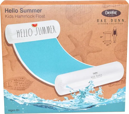 Miniatura 5 de Rae Dunn x CocoNut Float - Flotador de hamaca para niños, tamaño infantil, inflable, flotador de silla de montar y silla de descanso, versátil