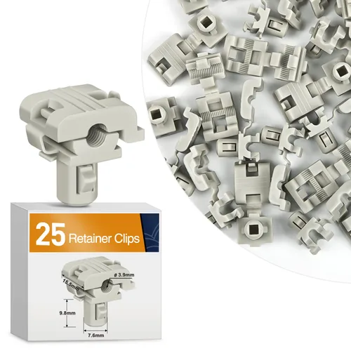 Miniatura 12 de GOOACC Clips de remache de nailon para guardabarros y protector de parachoques para GM, Ford y Chrysler 0.276 in, clips para carrocería