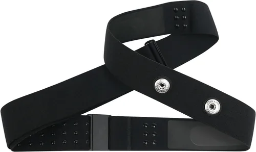 Correa de pecho para monitor de frecuencia cardíaca de repuesto: ajustable, impermeable, compatible con Polar, Garmin