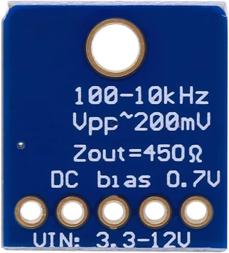 Miniatura 8 de Módulo de sensor de sonido, módulo de sensor de detección de sonido, micrófono MEMS de silicio Sensor de micrófono de sonido de alta sensibilidad