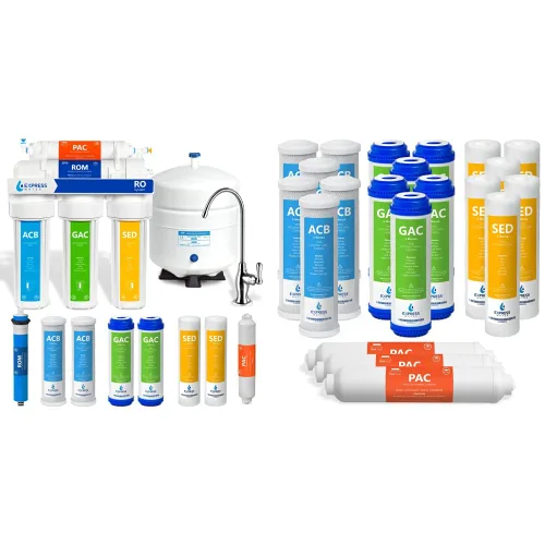 Miniatura 8 de Express Water Filtración de ósmosis inversa RO5DX Sistema de ósmosis inversa de 5 etapas certificado NSF y sistema de ósmosis inversa de 3 años