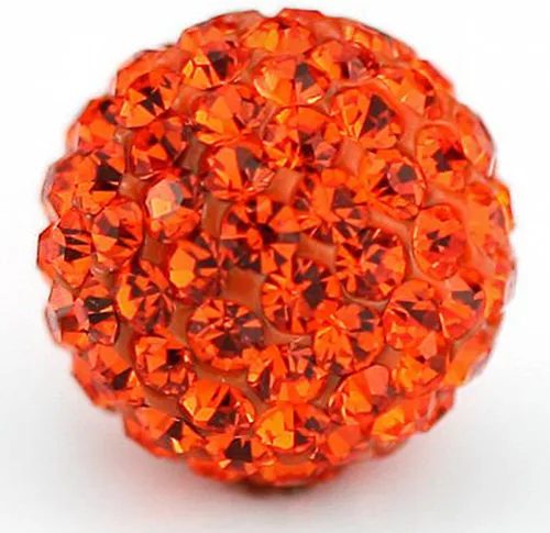 Miniatura 31 de Bolas de discoteca de 0.394 in de cuentas de arcilla de cristal checo Shamballa pavimenta calidad premium