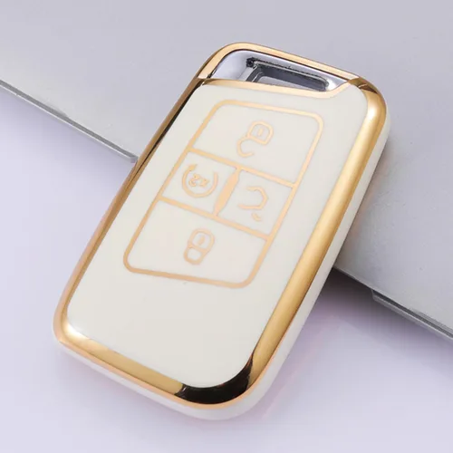 Miniatura 6 de OLLEN Funda para llavero con llavero, compatible con Volkswagen VW Jetta Tiguan Passat Golf GTI Atlas Alltrack Arteon Taos, para control remoto