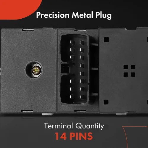 Miniatura 6 de A-Premium Interruptor de ventana eléctrica principal del lado del conductor compatible con Chevrolet Sonic 2012-2016, Trax 2013-2018, repuesto #