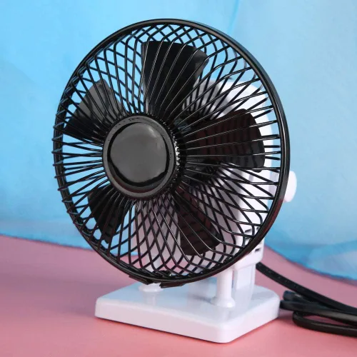 Miniatura 6 de Dioche Mini ventilador eléctrico de uñas con flujo de aire de 13 W de alto, ventilador de escritorio portátil con 2 ajustes de velocidad
