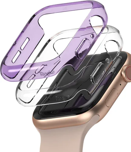 Miniatura 15 de Ringke Funda delgada para Apple Watch Series 6, 5, 4 (1.575 pulgadas), SE 3, 2, 1 (1.575 pulgadas), funda delgada y ligera para mujeres y hombres