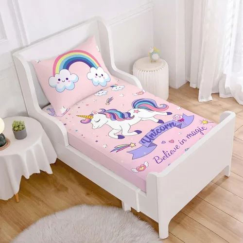 Miniatura 51 de MUSOLEI Sábana bajera ajustable de hongos, ropa de cama de hongos, decoración de hongos para niños, niños; juego de sábanas individuales; 1 sábana